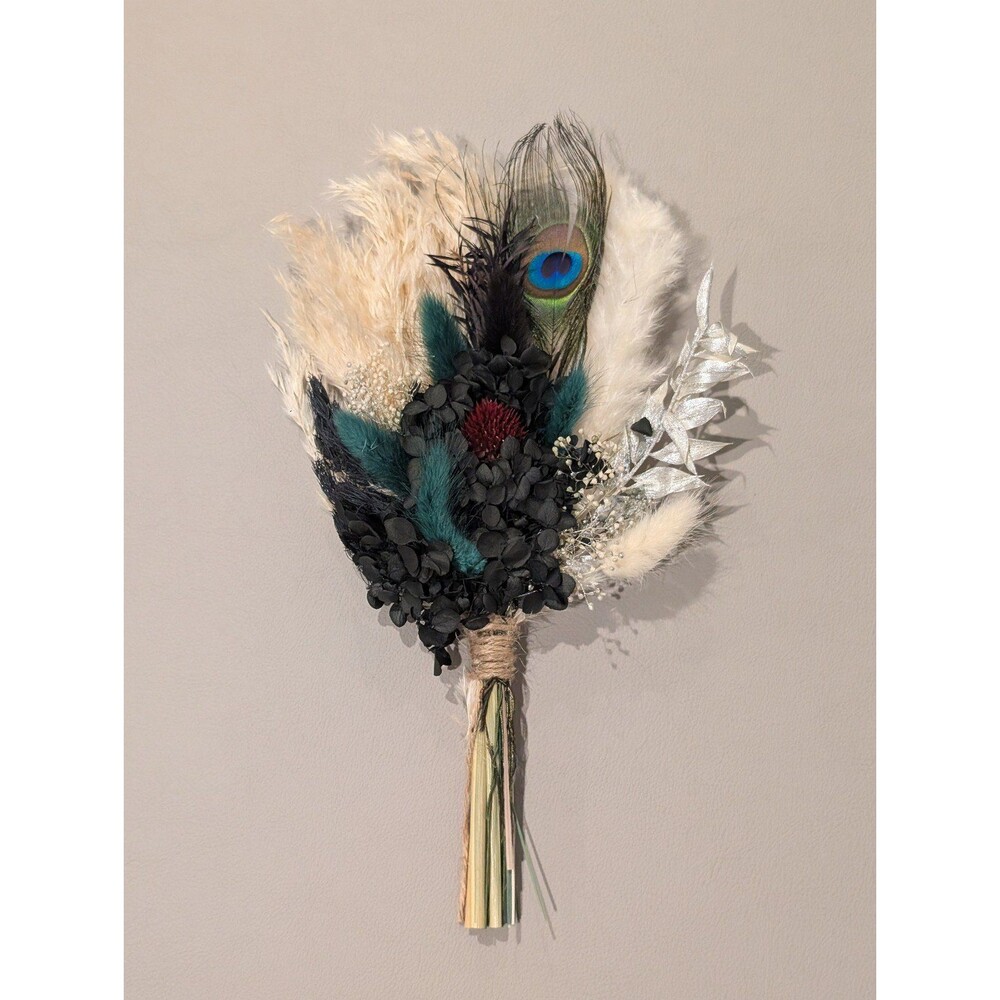 4 Moody Dried Flowers Bouquets NEW